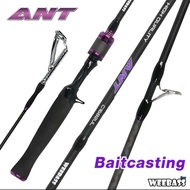 WEEBASS ROD คันเบ็ด - รุ่น ANT (2ท่อน) คันตีเหยื่อปลอม คันUL คันตกปลา