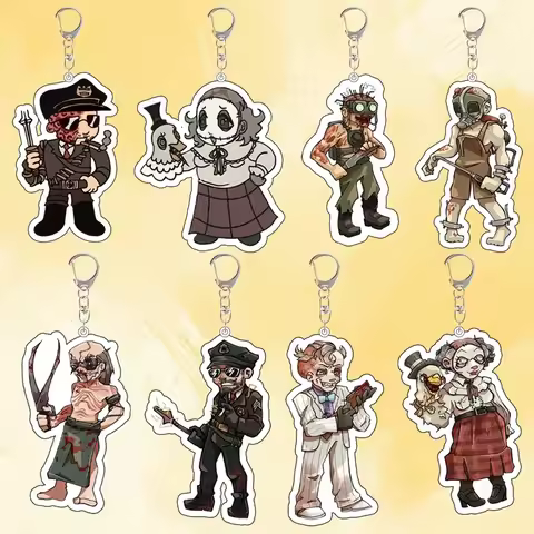 For Outlast Miles Upshur Trager Martin Archimbaud Chris Walker Acrylic Keychain Custom Cartoons Back