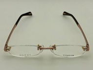 👓 全新 GUCCI Optical Frame in Titanium - 古馳 鈦金屬光學眼鏡 - GG-9622J - 男士 女士 中性 - 粉色 - 非鈦不戴