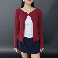 BEFAST - ZER CARDI AVALON ONE BUTTON PREMIUM LONGSLEEVE CASUAL SIJI TOP CARDI/