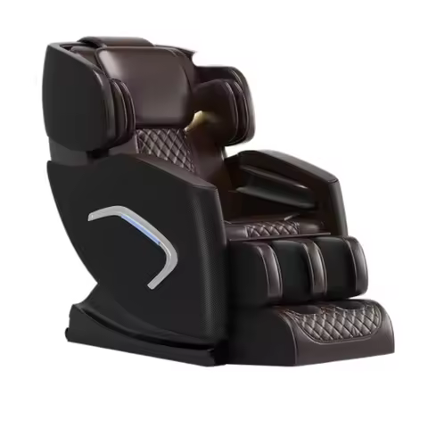 Best Sale Luxury Grey Massage Chair Foot Spa Full Body Massage 8D Fixed-point Push Massage Chair