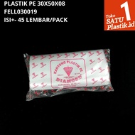 PE PLASTIC BAG 30 x 50 X 08 CLEAR THICK LARGE | RICE PLASTIC