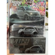 = Uranus MINI GT 995 Abarth 595 LB-WORKS xAbas Gray