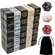 63 Piece MTG Counter Dice Set - AbilityKeyword Counter -11 Life Counter Shield Life Counter Dice Cre