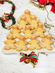 聖誕節禮物 薑餅人餅乾 肉桂巧克力原味三選一(可加購緞帶包裝)