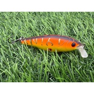 SAWA-D 4D S-Shad Minnow 57F / 70F | 5.7cm 4g / 7cm 7.5g | Floating Hard Lure for Haruan Toman Sebara