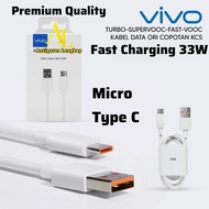 Original 33W Micro Long-Lasting VIVO Type C Fast Charging Data Charger Cable VIVO Type C Cable