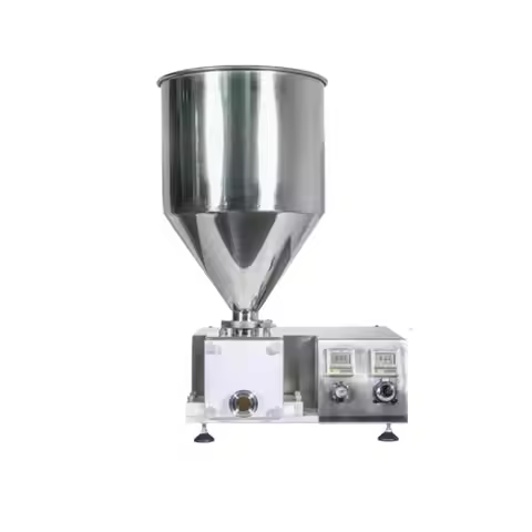 Commercial Puff Cream Cheese Filling Machine Bread Cake Cream Injecting Spreading Coating Machine