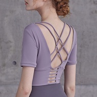 Yoga Top Yoga Clothes Yoga Clothes Yoga Clothes Yoga Clothes with Chest Pads Yoga Clothes Women Spri