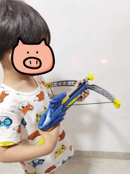 Children's crossbow shooting toy sucker arrow with infrared aiming can launch bow and arrow toy boy 
