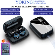 Tai nghe bluetooth Yoking M9 tai phone chơi game chống ồn nghe nhạc chất lượng cao âm thanh vòm 9D t