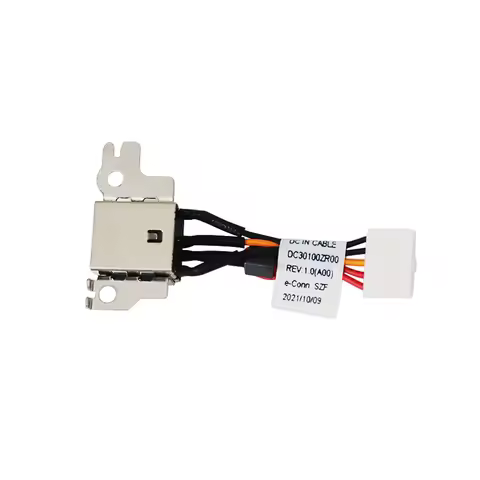 New DC Power Jack with Cable for Dell Chromebook 11 3180 Latitude 3189 XNJ46 0XNJ46