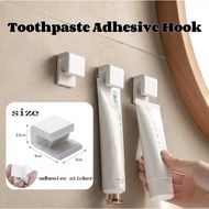 Toothpaste Holder/Bathroom Hook/Self Adhesive Hook/Adhesive Hook/Cleanser Hanging Clip Self-Adhesive