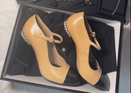 Chanel 37 鞋碼珍珠高跟鞋