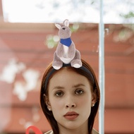 Cute Kangaroo Dolls Headbands Zoo Plush 3D Stuffed Animal Hairbands Cartoon Kangaroo Hair Hoops for 