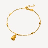 999 Gold Gourd & Beads Bracelet