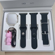 HW9 ULTRA2 สมาร์ทวอทช์ แถมเคสฟิล์ม สาย3เส้น เชื่อมต่อบลูทูธ วัดการเต้นหัวใจ กีฬาต่างๆ GPS CHAT GPT2.0 NFC