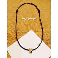 BRONZE INITIAL NECKLACE|BRONZE NECKLACE|NECKLACE
