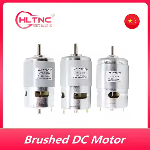 HLTNC 775 795 895 Spindle Motor 3000-12000 RPM 12V Motor Brush DC Motors 775 150W Lawn Mower Motor w