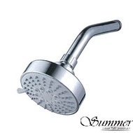 (Clear Stock Cheapest)5 Modes Shower Rose ABS Chrome Shower Head ABS 5 Modes Shower Rose