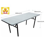 3V BANQUAT TABLE PLASTIK/FOLDTABLE TABLE 5 X 2 KAKI