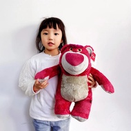 40Cm TOY STORY Original Lotso Strawberry Bear Stuffed Bear Plush Toy Pillow Doll Super Soft Toys For