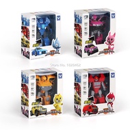 Original 4pcs/set Mini Force Transformation Robot Toys Action Figures MiniForce X Volt Simulation Ca