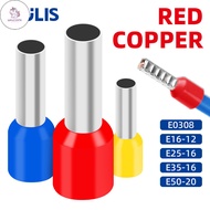 UN VE European Wire Connector Terminal Pin Tube Wiring E0308 E16-12 E25-16 E35-16 E50-20 Insulated F