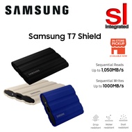 Samsung T7 Shield Portable Durable SSD - Blue/Beige/Black (1TB/2TB)