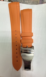 百達翡麗/PATEK PHILIPPE 22mm  rubber band with buckle佛像膠錶帶連扣