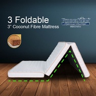 [FREE SHIPPING] Fibre Star 3 Foldable Coconut Fibre Mattress (Single)