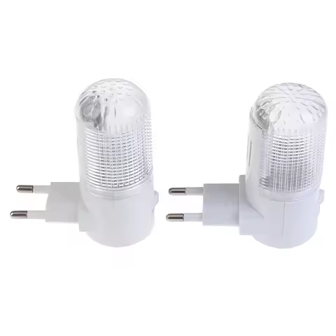 2pcs Emergency Light Wall Lamp Home Lighting LED Night Light EU Plug Bedside Lamp Wall Mounted Energ