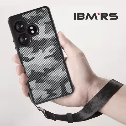 IBMRS for realme GT Neo6/GT Neo6 SE/Realme GT 6T 5G/GT 6 Case(Comes with wrist strap) ,Translucent M