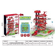 Đồ chơi bãi đậu xe 5 tầng kèm nhiều xe sắt mini kích thước siêu to hàng chính hãng Six Six Zero Z8 [