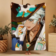 Blanket Throw Impact Genshin Super Cosy Plush Living Ifa Room Sofa Couch Childish Birthday Gifts