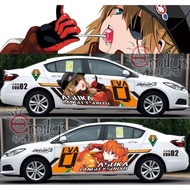 KT183 Evangelion Evangelion EVA EVA Asuka Anime Pain Car Sticker Body Sticker Whole Car Sticker Whol