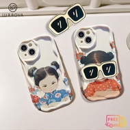 Case OPPO A79 5G A38 A18 A57 A58 A98 A78 A17K A55 A54 A16 A15 A77 A74 A93 A92 A12 A3S A5 A7 A5S A15S A31 A53 A76 Cute ball head anti-fall TPU mobile phone case