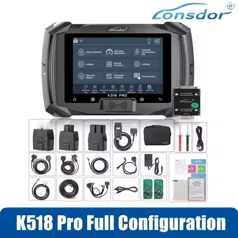 Lonsdor K518 PRO Full Version Key Programmer with Built-in CAN FD Emulator Get Free License for Toyo
