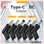 BORAG USB C PD to DC Power Connector, 5V 9V 12V Universal Type C to DC Jack Plug, for Router Tablet 