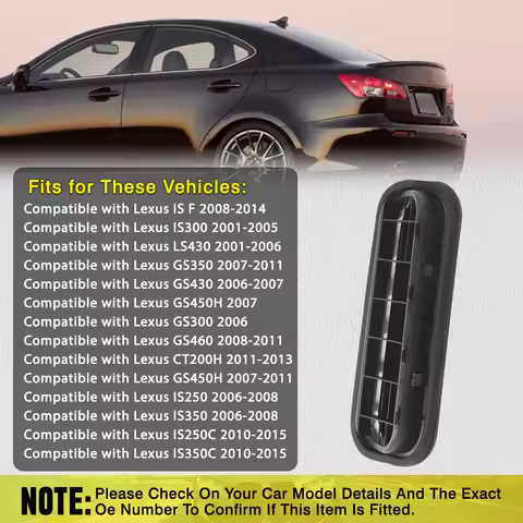 Car Duct Assy Quarter Vent For Lexus IS F IS300 LS430 GS350 GS430 GS450H GS300 GS460 CT200H GS450H I