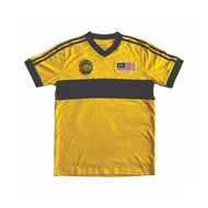 Jersey Harimau Malaya 2023 2024 Retro Jersey Budak Kids Men Women Baju JERSEY HARIMAU MALAYA RETRO 1985 HOME UNISEX JERSEY YELLOW