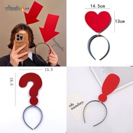 Super Chic Symbol Headband Heart Arrow Question Shock | Photo Prop Headband