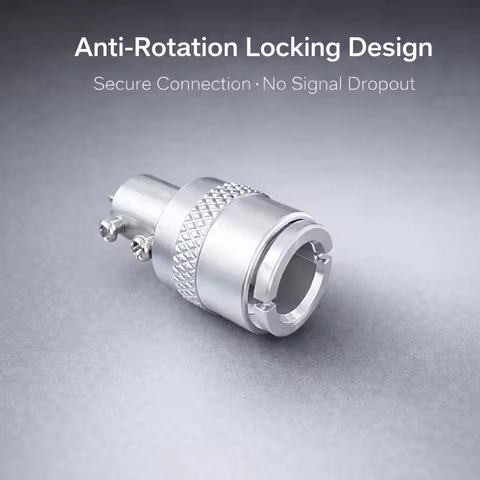 SME-Type Tonearm Connector Plug, Lightweight 5g, Low Contact Resistance, Audio Grade