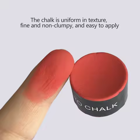 New Enhanced Friction Oily Chalk Round Pool Cue Chalk With Transparent Storage Box For Snooker Black