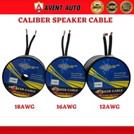 100% COOPER CALIBER 12AWG / 16AWG / 18AWG Speaker Cable (1 Meter = 1 Qty)