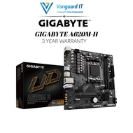 Gigabyte A620M H Micro ATX (mATX) AMD GAMING MOTHERBOARD | AMD AM5 SOCKET COMBO 7500F/7600X/7700X/77