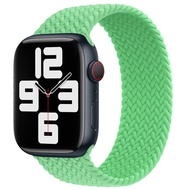 สายรัดข้อมือไนลอนยืดได้สีอย่างเป็นทางการ2022NEW สำหรับ I Watch Series 7สายรัดข้อมือสำรองขนาด41มม. 45มม. 44มม. 40มม. สำหรับ Apple Watch Series 5 4 3ขนาด38มม. 42มม.