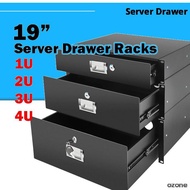 19" Rack Mount Drawer Lockable Metal 1U/2U/3U/4U Server Cabinet