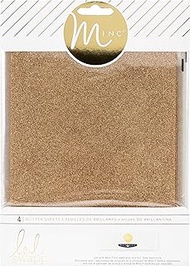 Heidi Swapp Glitter Sheet Mink - 6 x 8 - Rose Gold - 4 Sheets