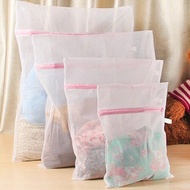 [YL]YL020 3 Size Zippered Mesh Laundry Wash Bags Foldable Lingerie Bra Socks Underwear Washing Machi
